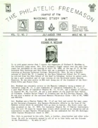 Philatelic Freemason (Vol 12, No 02) cover