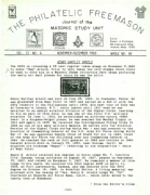 Philatelic Freemason (Vol 12, No 04) cover