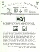 Philatelic Freemason (Vol 13, No 01) cover