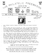Philatelic Freemason (Vol 13, No 05) cover