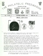 Philatelic Freemason (Vol 14, No 04) cover