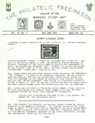 Philatelic Freemason (Vol 16, No 01) cover
