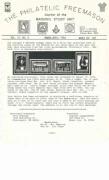 Philatelic Freemason (Vol 17, No 06) cover