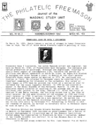 Philatelic Freemason (Vol 18, No 03) cover