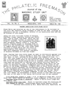 Philatelic Freemason (Vol 18, No 06) cover