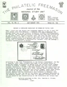 Philatelic Freemason (Vol 19, No 02) cover