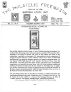 Philatelic Freemason (Vol 21, No 04) cover