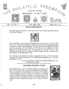 Philatelic Freemason (Vol 24, No 01) cover