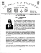 Philatelic Freemason (Vol 24, No 02) cover