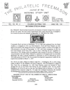 Philatelic Freemason (Vol 24, No 04) cover