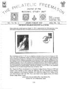 Philatelic Freemason (Vol 24, No 05) cover
