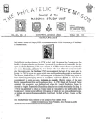 Philatelic Freemason (Vol 25, No 03) cover