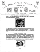 Philatelic Freemason (Vol 25, No 04) cover