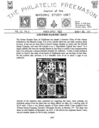 Philatelic Freemason (Vol 25, No 06) cover