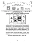 Philatelic Freemason (Vol 26, No 04) cover