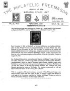 Philatelic Freemason (Vol 26, No 06) cover