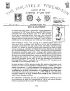 Philatelic Freemason (Vol 27, No 03) cover