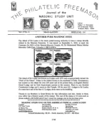Philatelic Freemason (Vol 27, No 06) cover