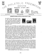 Philatelic Freemason (Vol 28, No 06) cover