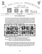 Philatelic Freemason (Vol 29, No 01) cover