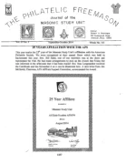 Philatelic Freemason (Vol 29, No 03) cover
