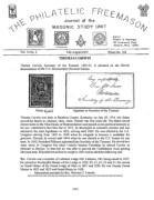 Philatelic Freemason (Vol 30, No 02) cover