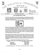 Philatelic Freemason (Vol 30, No 05) cover