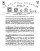 Philatelic Freemason (Vol 30, No 06) cover