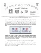 Philatelic Freemason (Vol 34, No 06) cover