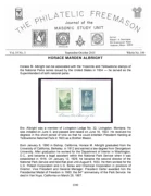 Philatelic Freemason (Vol 35, No 03) cover
