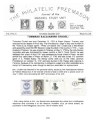 Philatelic Freemason (Vol 35, No 04) cover