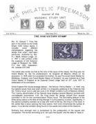 Philatelic Freemason (Vol 36, No 01) cover