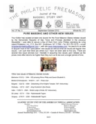 Philatelic Freemason (Vol 37, No 03) cover