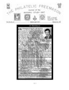 Philatelic Freemason (Vol 39, No 06) cover