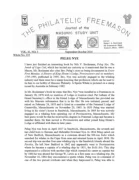 Philatelic Freemason (Vol 41, No 03) cover