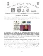 Philatelic Freemason (Vol 42, No 01) cover