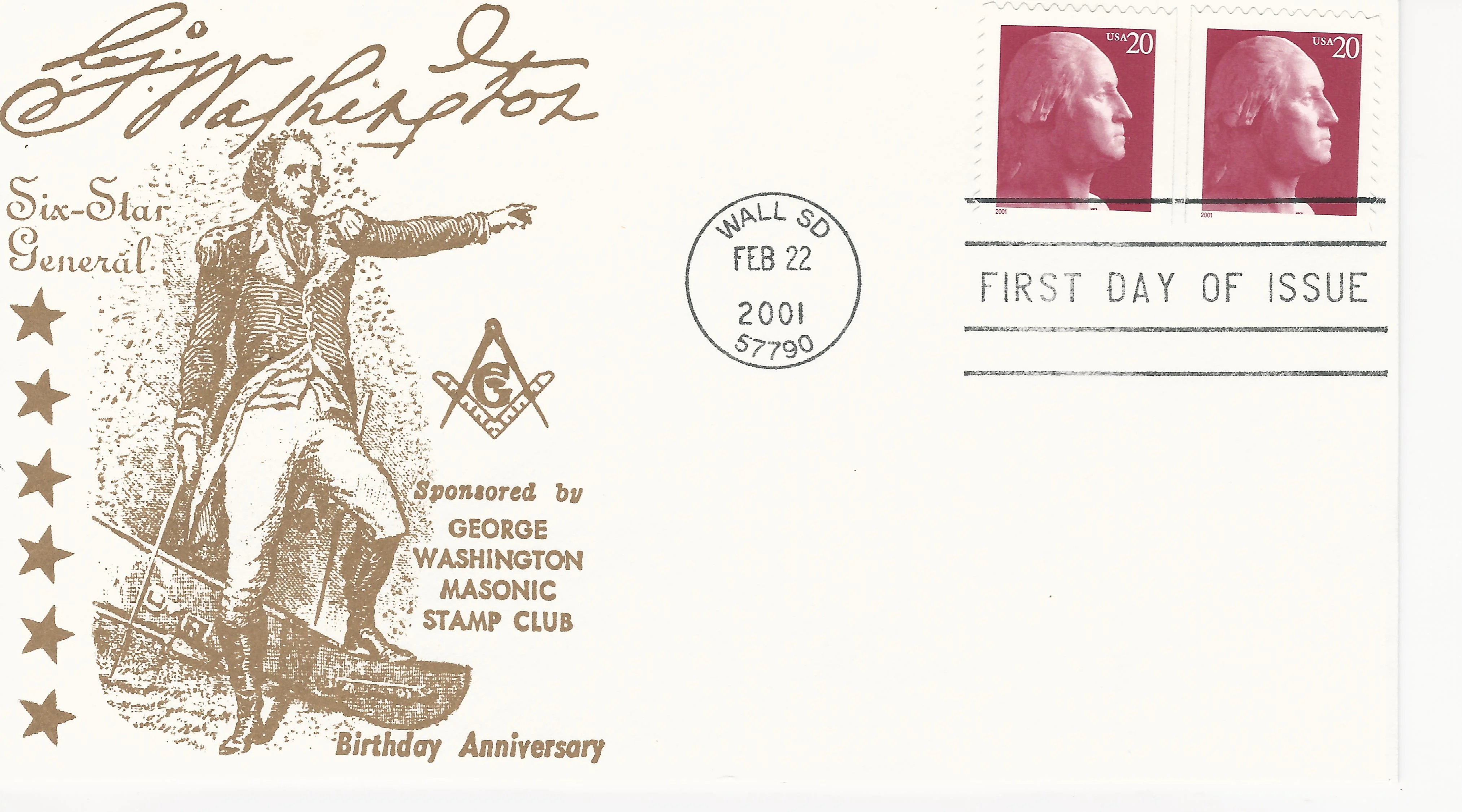 George Washington Brithday Postmark #1: Mount Vernon, VA&hellip;
