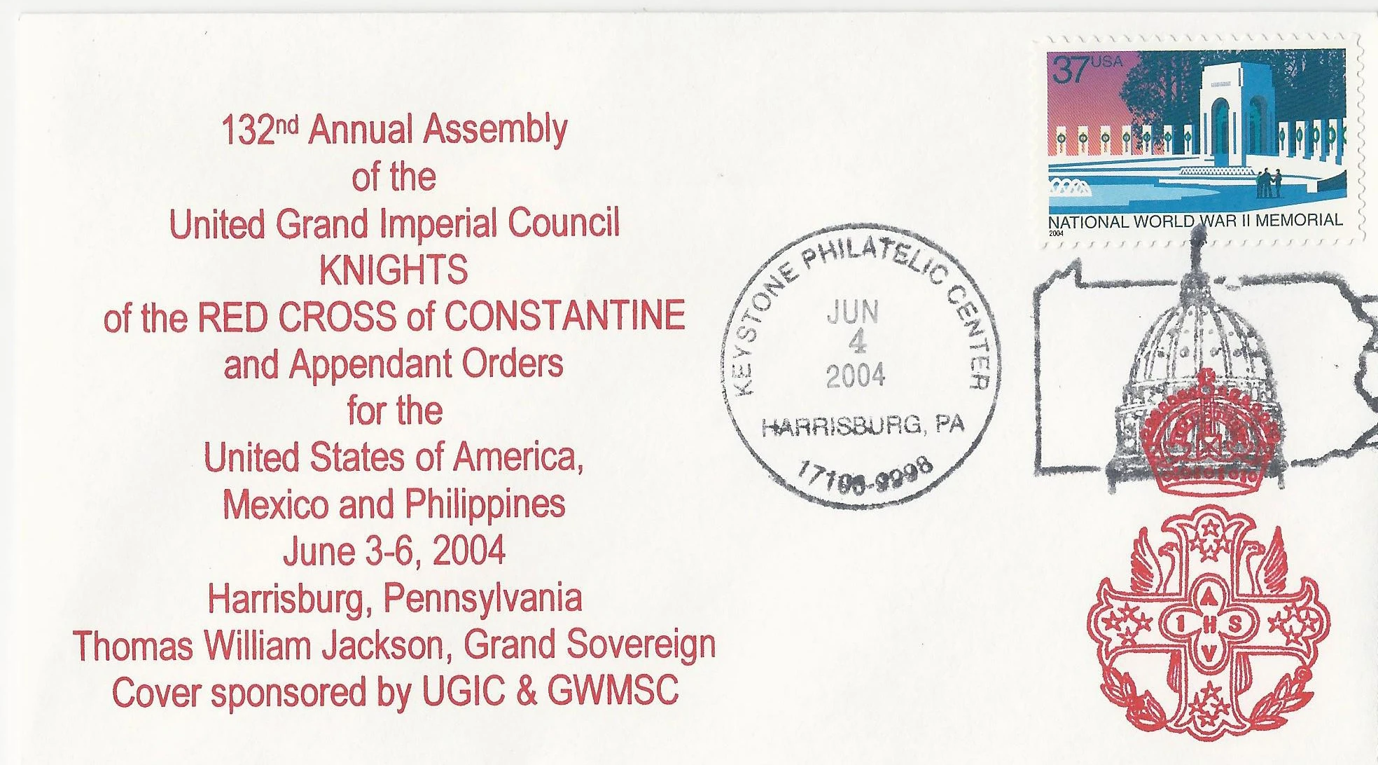 Text Postmark #1: Harrisburg, PA — 2004-06-04 Stamp:&hellip;