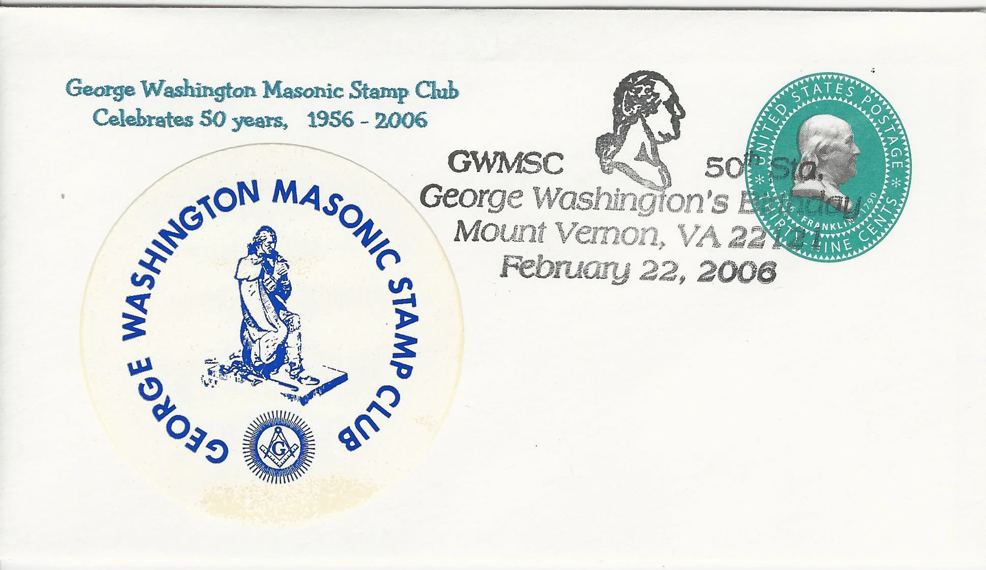 Benjamin Franklin Postmark #1: Mount Vernon, VA —&hellip;