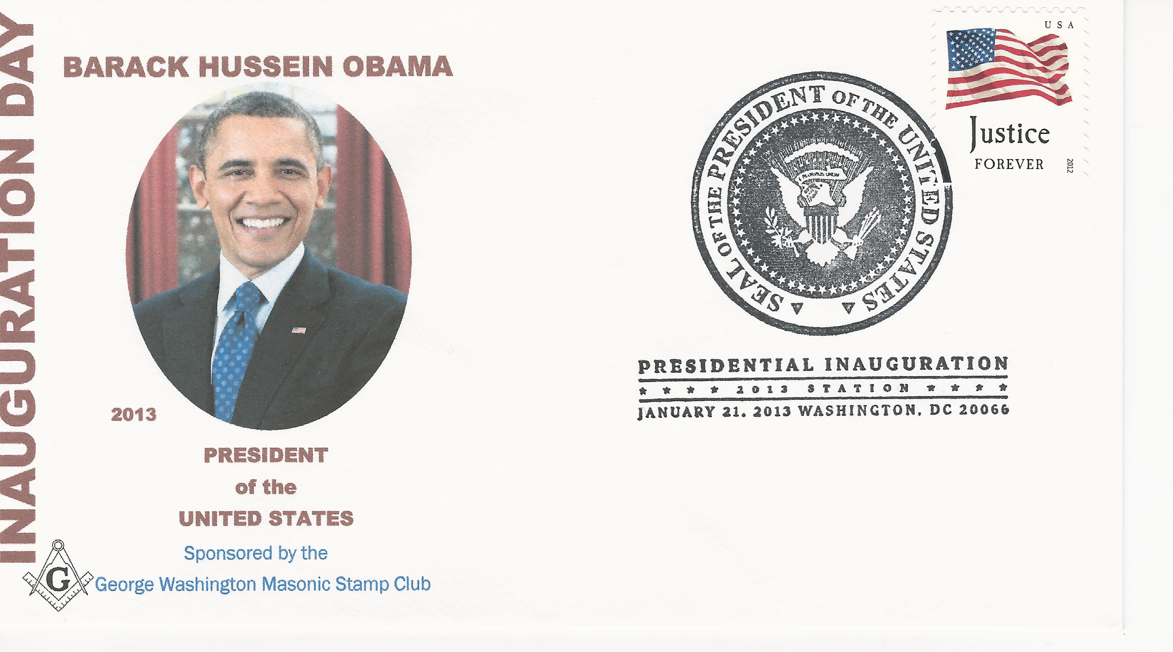Inauguration, Obama Postmark #1: Mount Vernon, VA —&hellip;