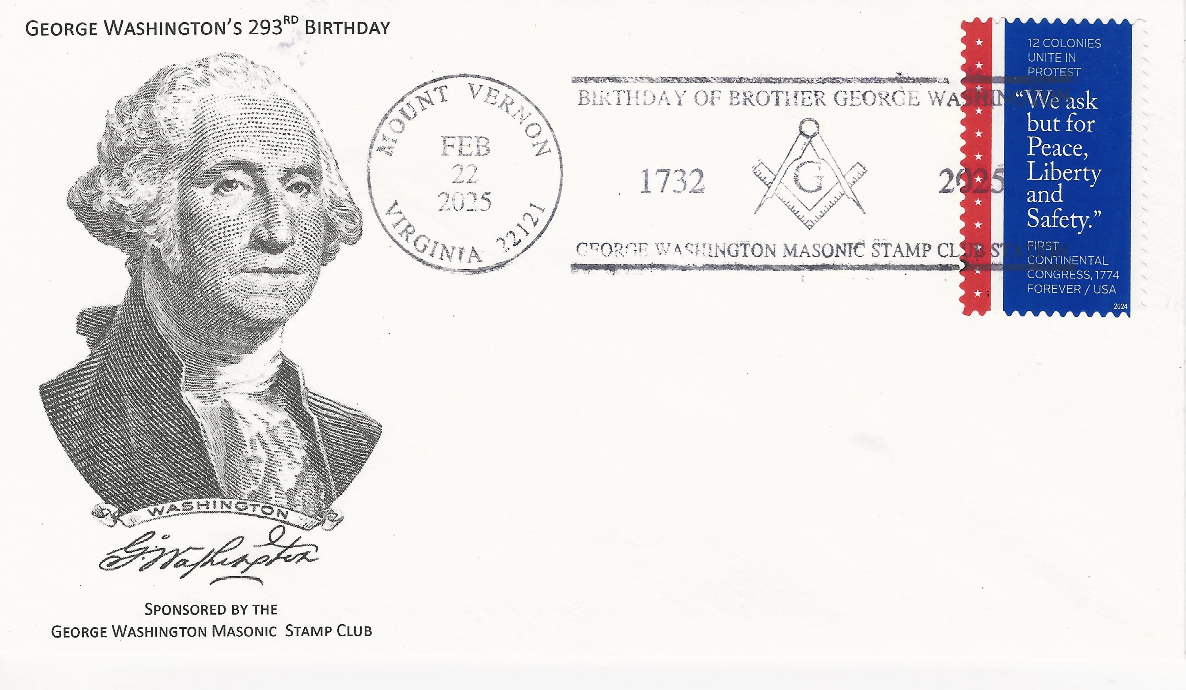 George Washington Postmark #1: Mount Vernon, VA —&hellip;