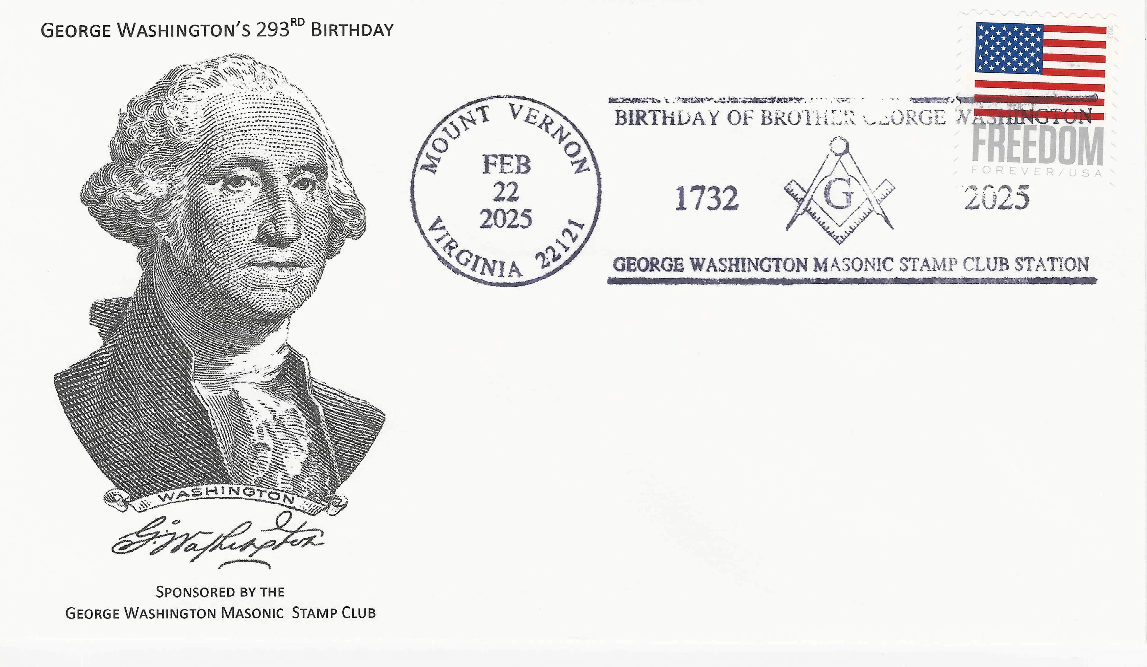 George Washington Postmark #1: Mount Vernon, VA —&hellip;