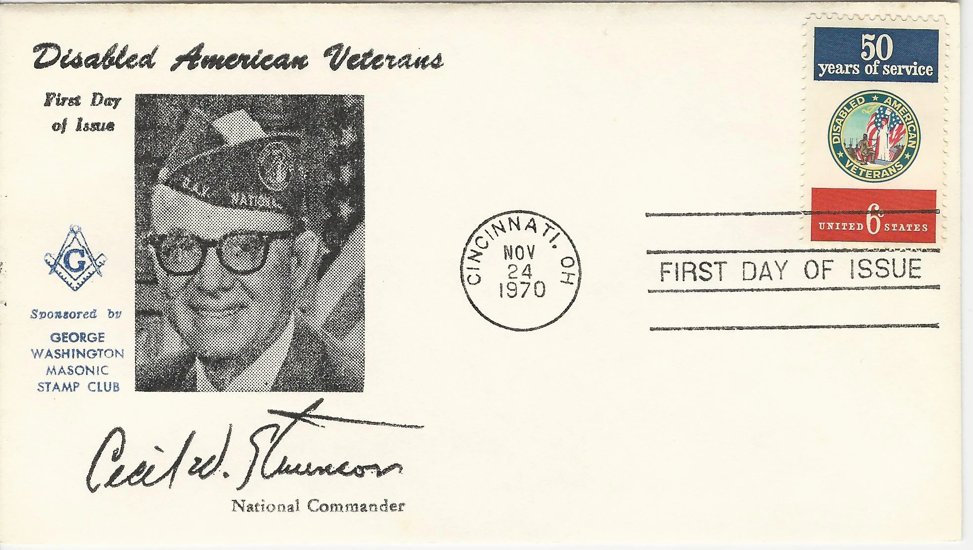Disabled American Veterans - Cecil W. Swenson Postmark&hellip;