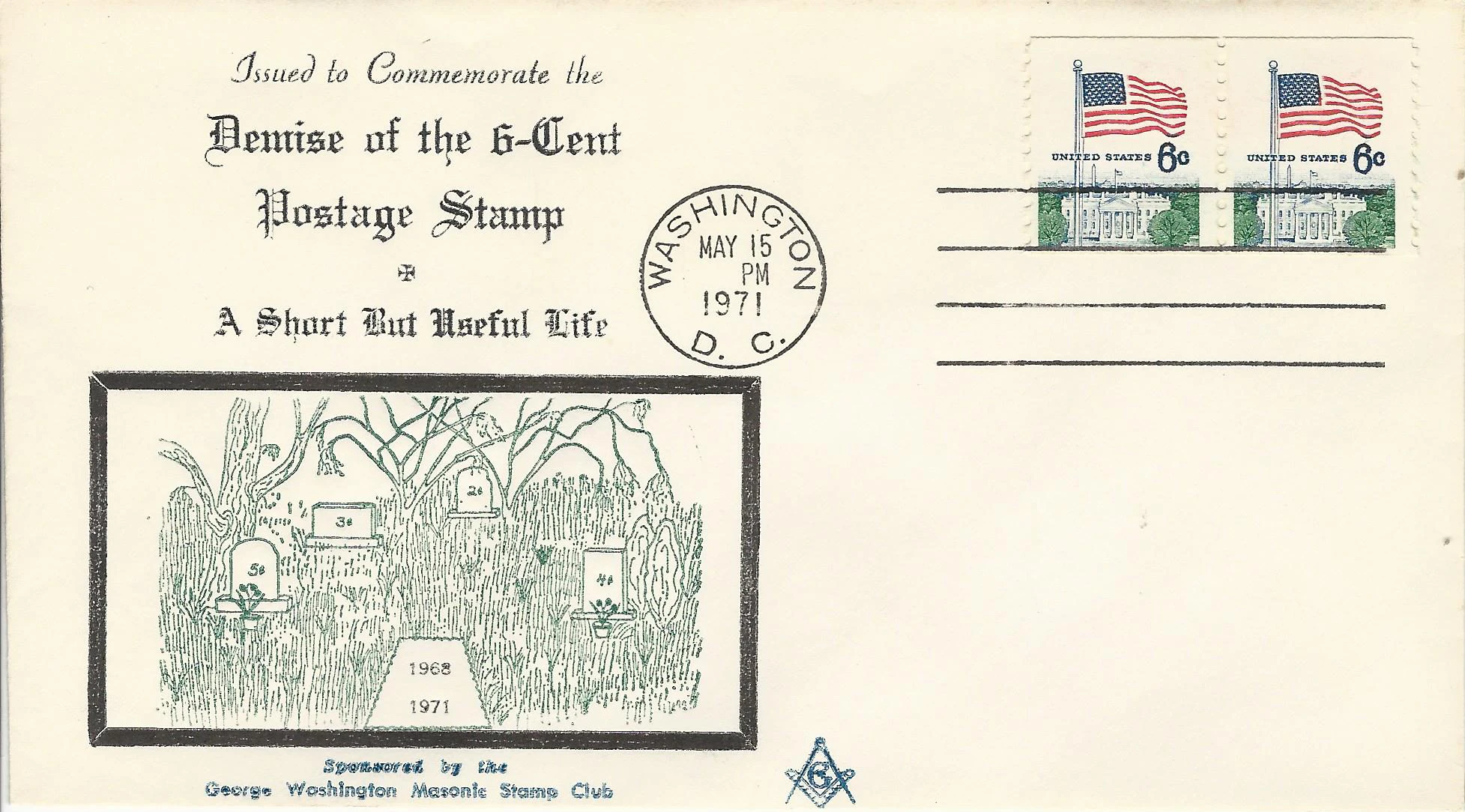 Demise of the 6 Cent Postage Stamp Postmark&hellip;