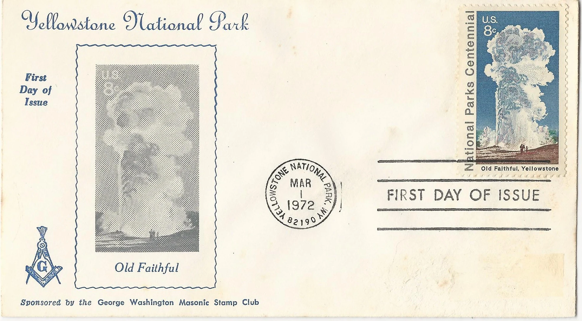 Yellow Stone National Park Postmark #1: Yellowstone National&hellip;