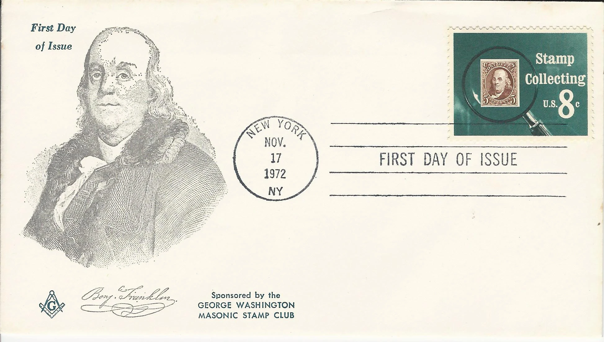 Benjamin Franklin Postmark #1: New York, NY —&hellip;