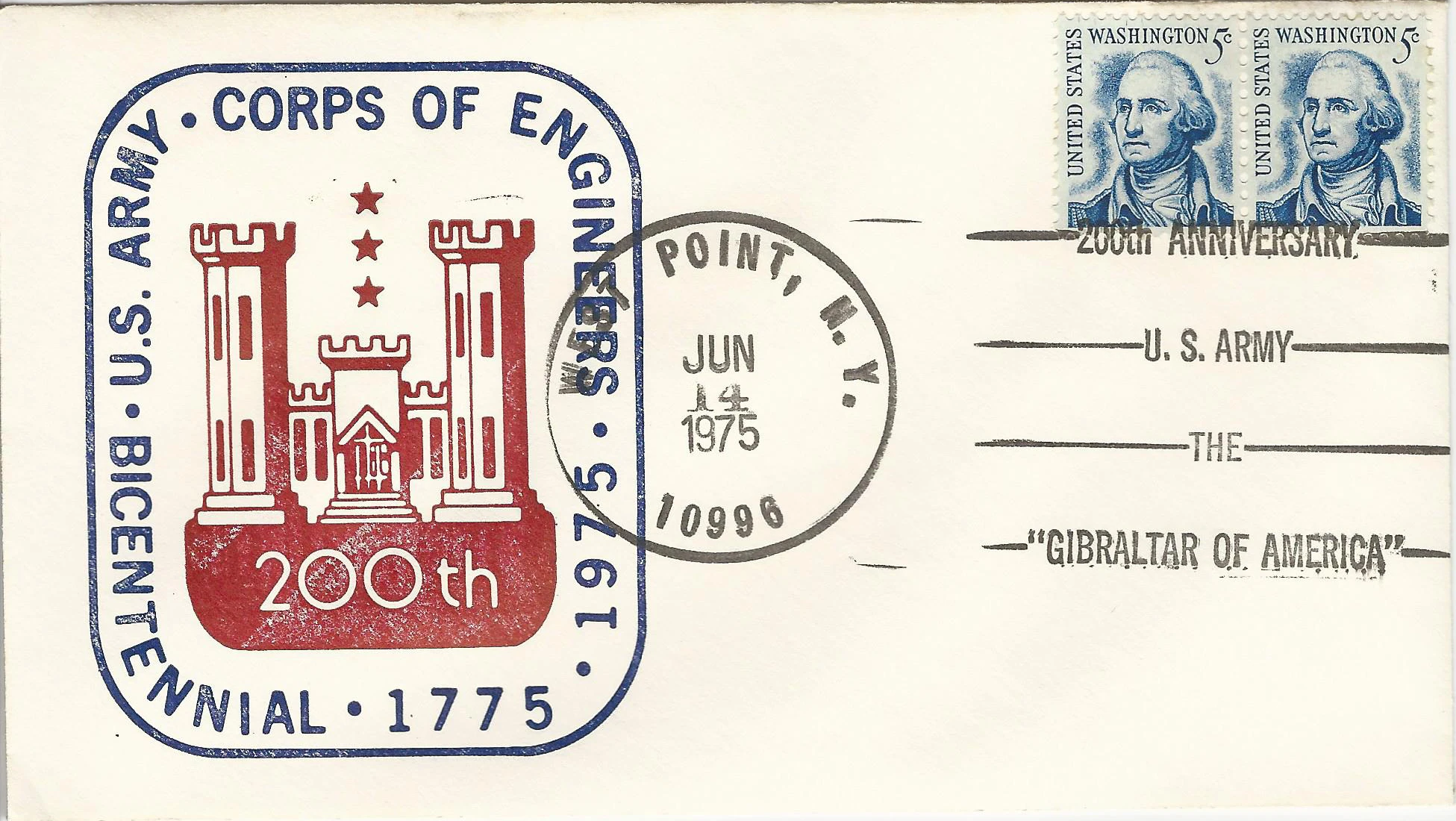 US Army Corps of Engineers Bicentennial 1775-1975 Postmark&hellip;