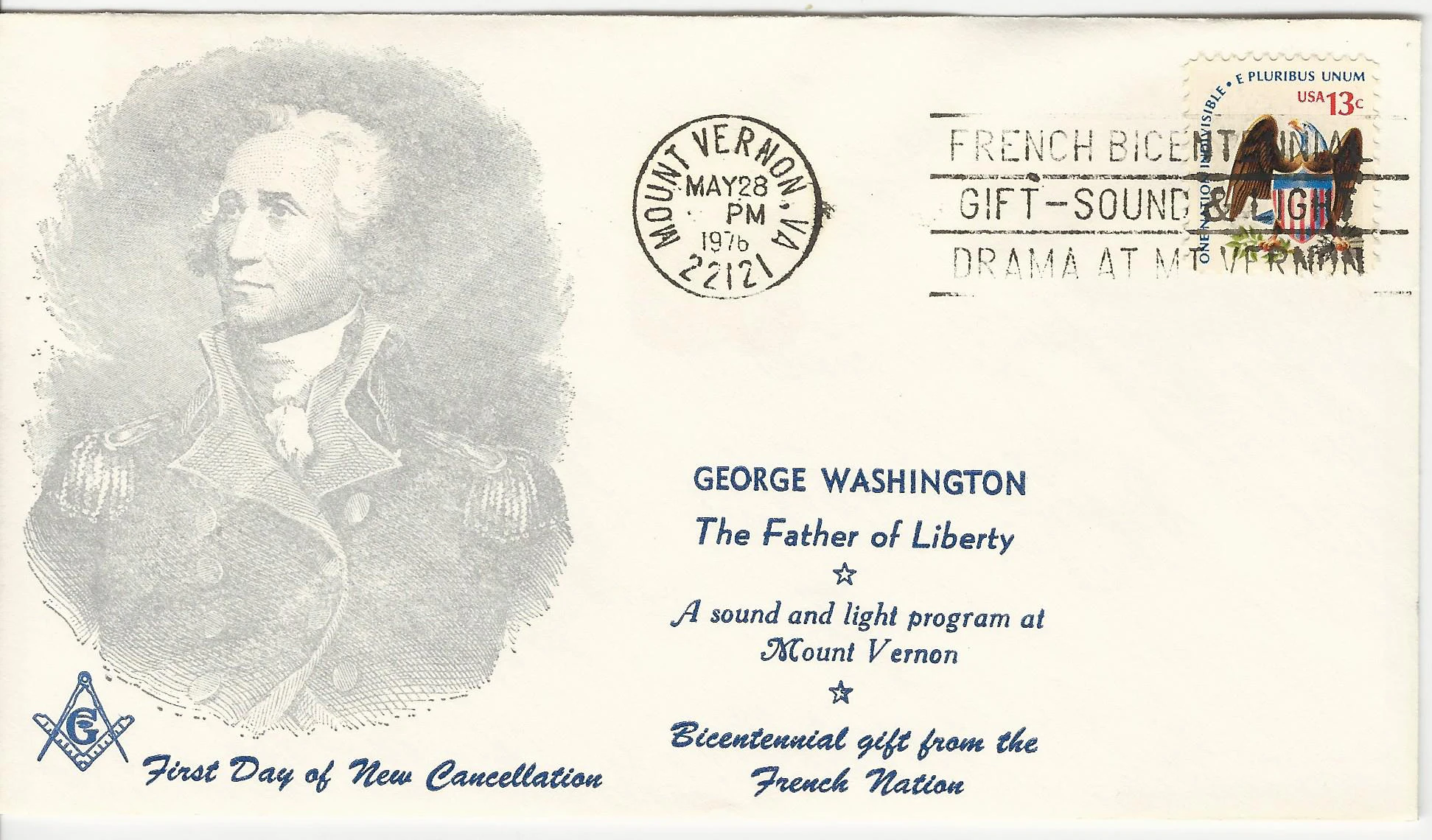 George Washington Portrait Postmark #1: Washington, DC —&hellip;