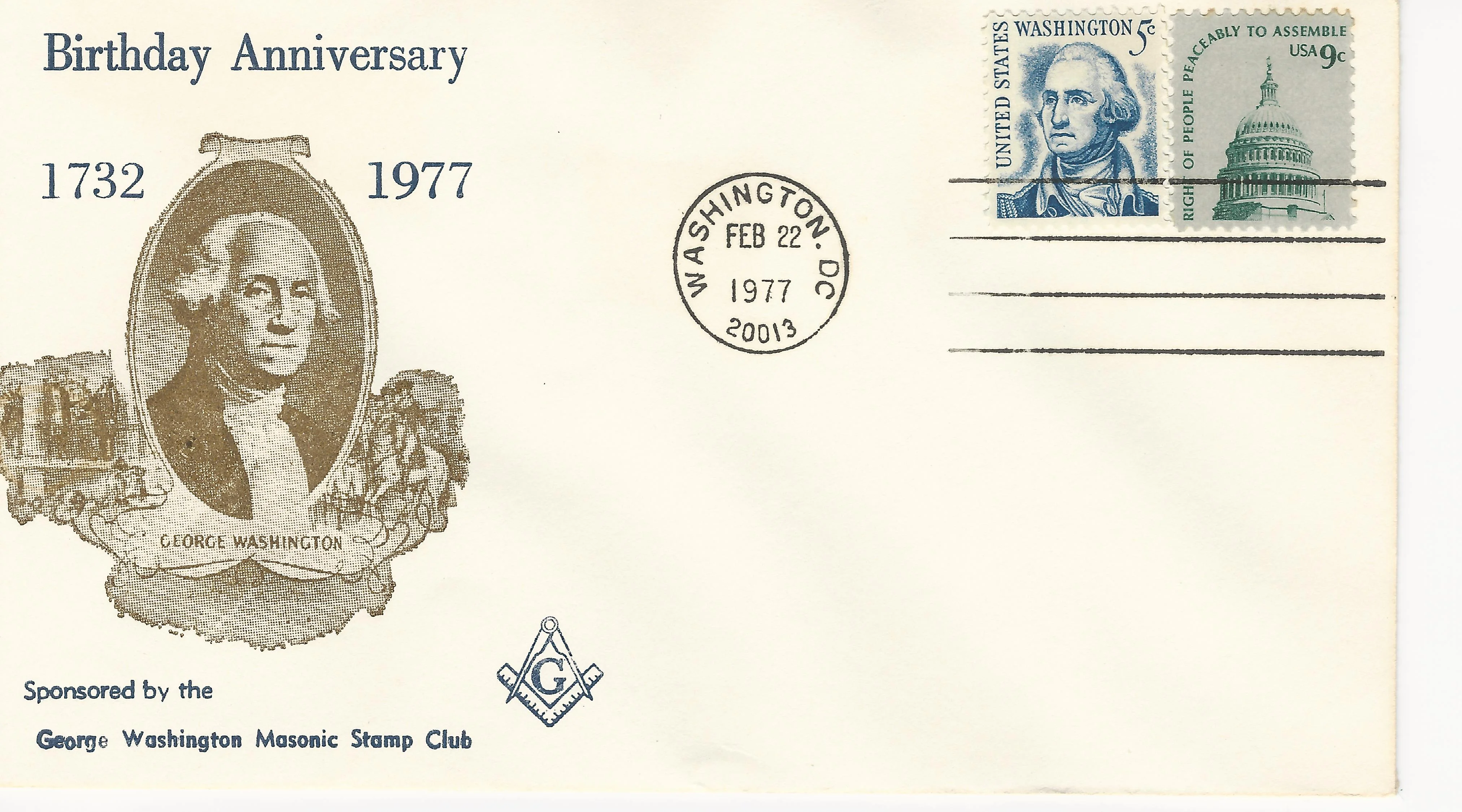 George Washington Birthday Postmark #1: Princeton, NJ —&hellip;
