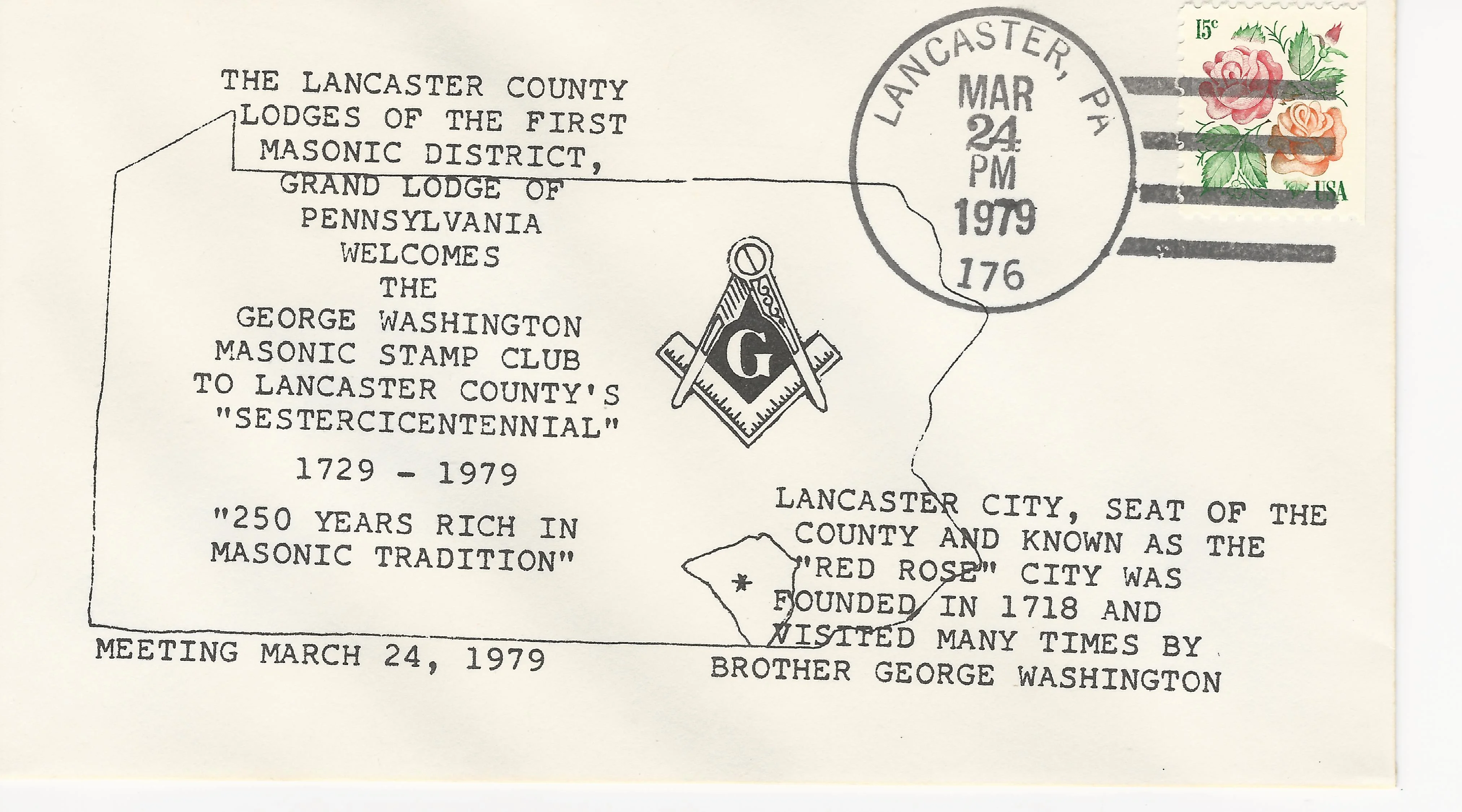 Lancaster County 250 Postmark #1: Lancaster, PA —&hellip;